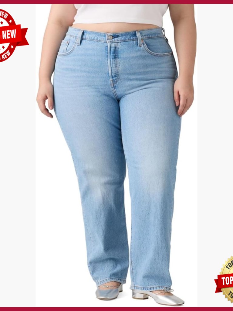 Vintage 501 Original Fit Straight Leg Jeans With Button Fly Stretch Cotton